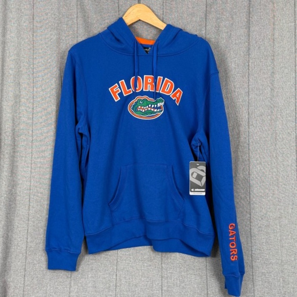 Colosseum Florida Gators Hoodie‎ Women's Extra Large XL Blue Pullover Sweatshirt